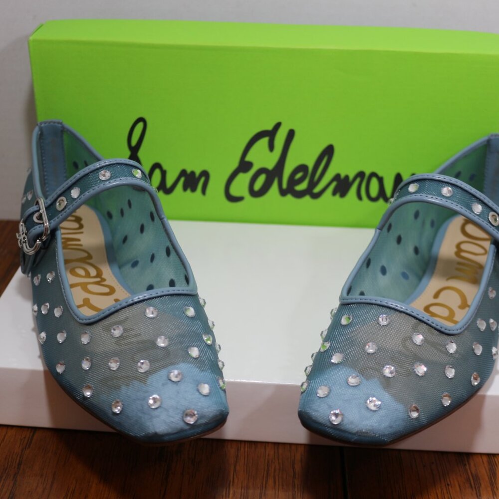 Sam Edelman Women’s Michaela Shine Mary Jane Flat.
